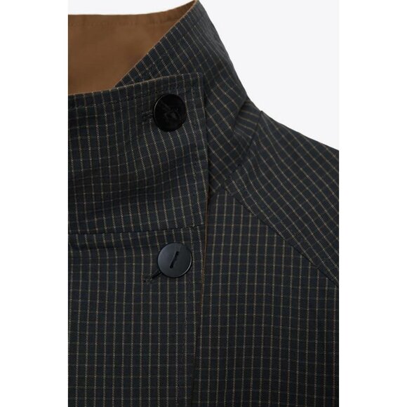 ZARA ZW COLLECTION REVERSIBLE SHORT TRENCH COAT - Picture 4 of 5